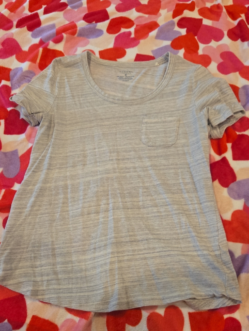 Sonoma Light Gray Short-Sleeve Pocket Tee